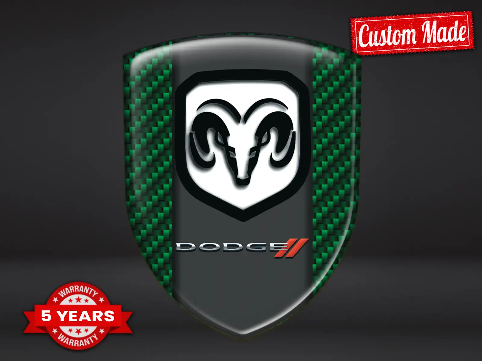 Dodge Fensteraufkleber Luxus Stabil Professionell